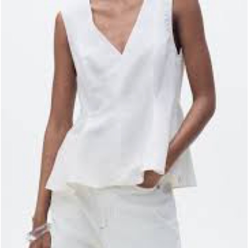 Rebecca Taylor White Tank Top